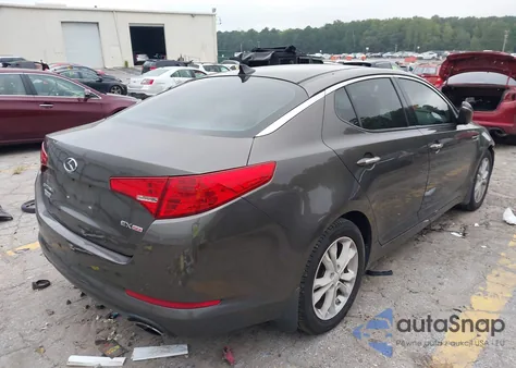 2013 Kia Optima Ex из США, поврежденный, VIN 5XXGN4A78DG153331